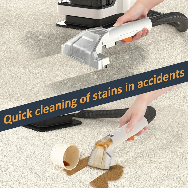 High-Power Handheld Spot Cleaner – Portable Deep Cleaning Machine for Sofa, Car, Toilet & Upholstery