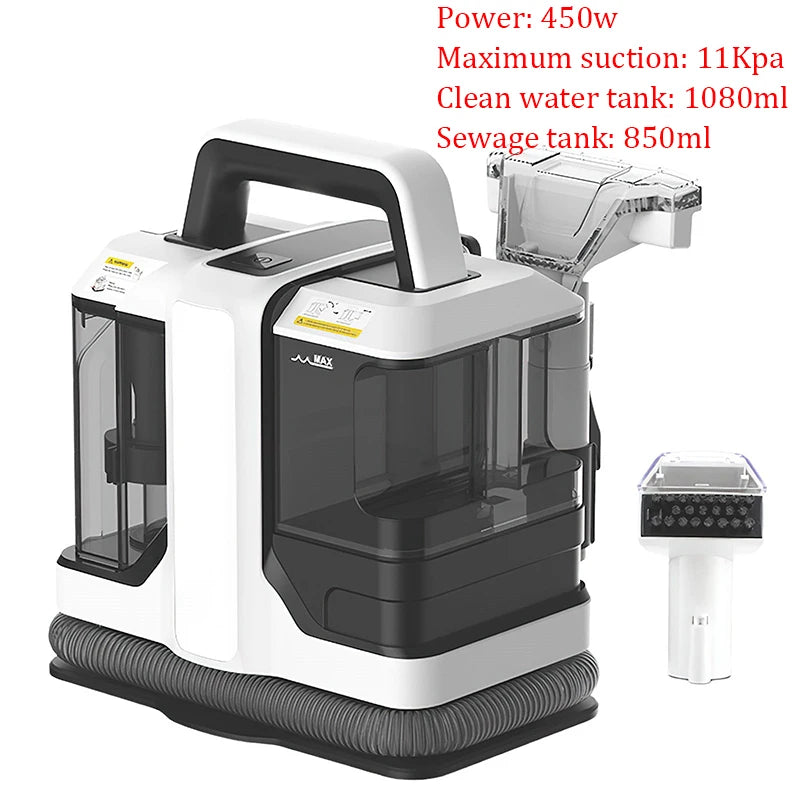 High-Power Handheld Spot Cleaner – Portable Deep Cleaning Machine for Sofa, Car, Toilet & Upholstery