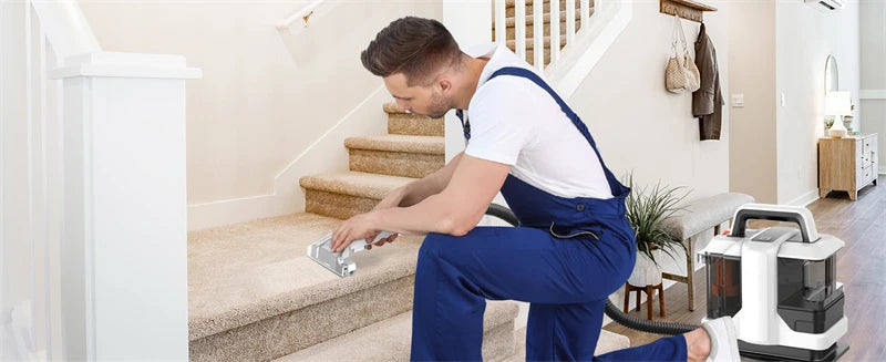 High-Power Handheld Spot Cleaner – Portable Deep Cleaning Machine for Sofa, Car, Toilet & Upholstery