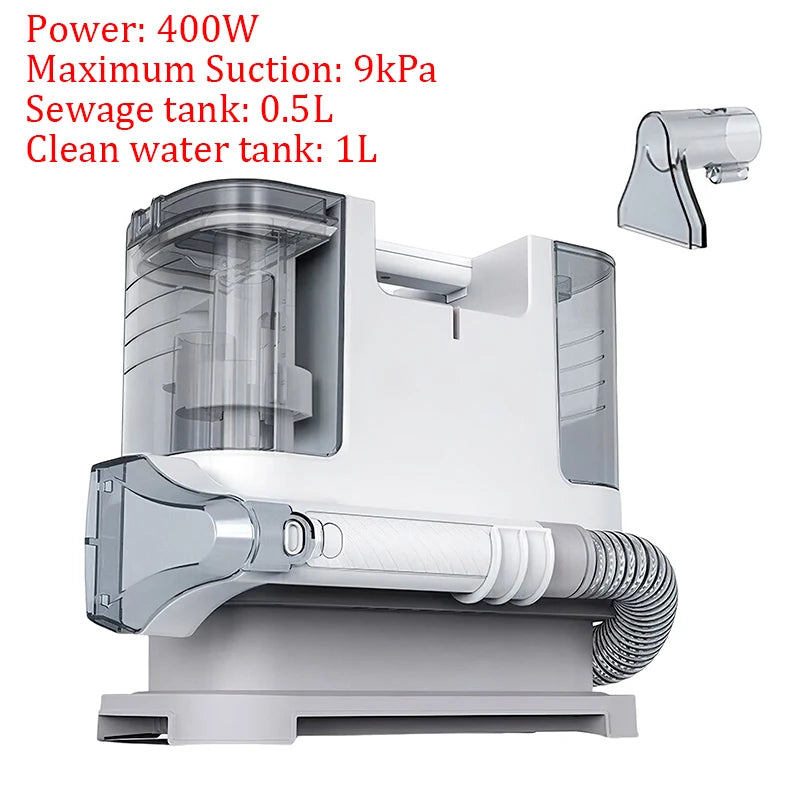 High-Power Handheld Spot Cleaner – Portable Deep Cleaning Machine for Sofa, Car, Toilet & Upholstery