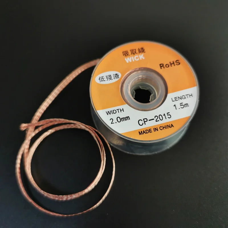 Desoldering Braid Wick – Precision Solder Remover Wire for Electronics Repair & Rework