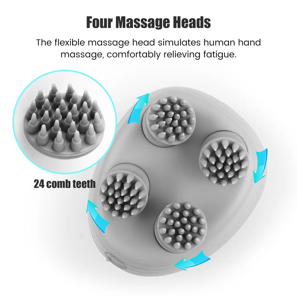 Provides deep tissue relief for neck, shoulders, or back