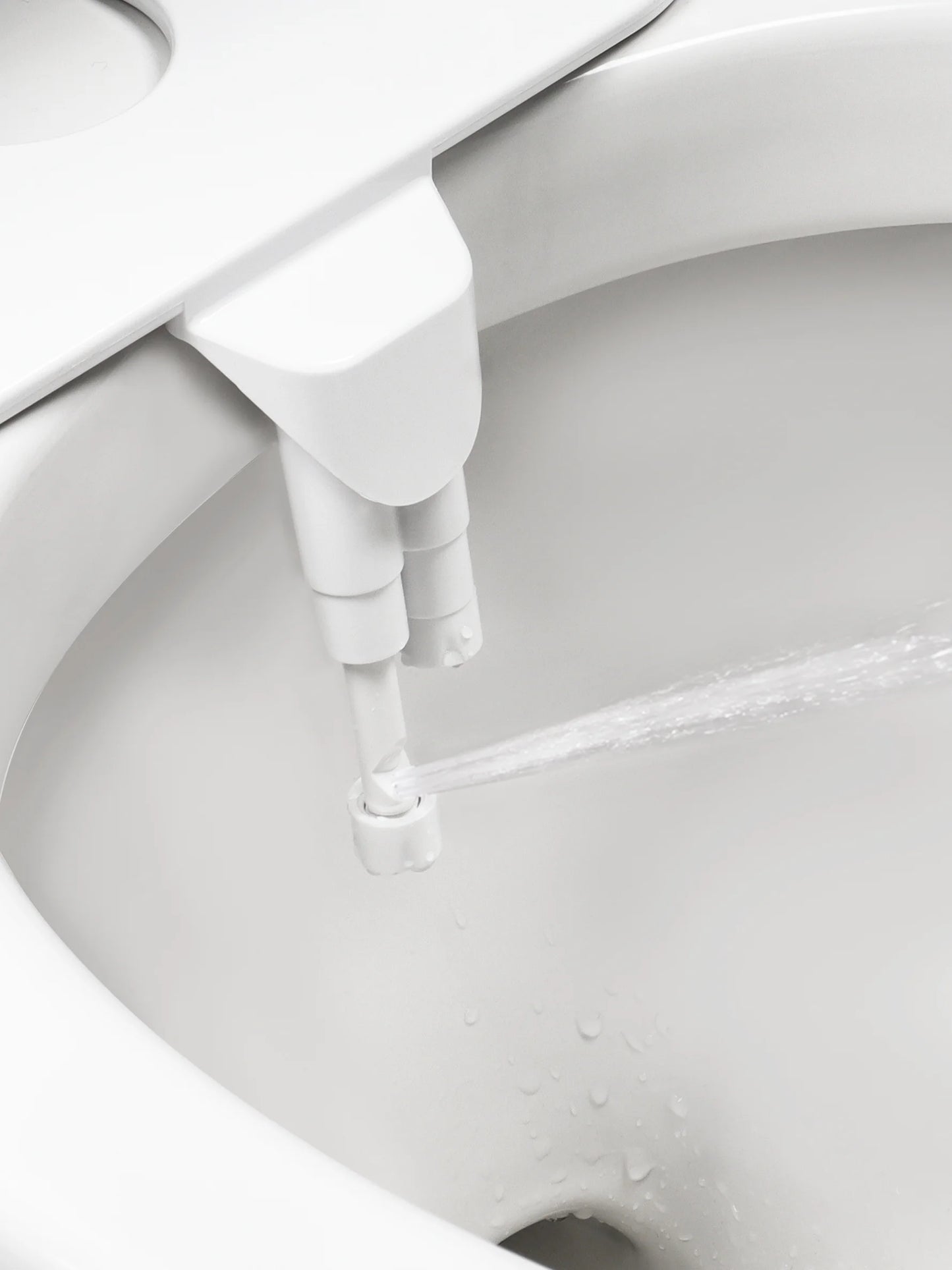SAMODRA Non-Electric Bidet Attachment – Dual Self-Cleaning Nozzles for Front & Rear Wash | Easy-to-Install Toilet Seat Water Sprayer