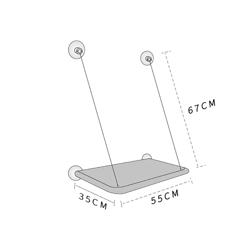 20kg Pet Cat Hammock Window Seat – Hanging Cat Bed with Strong Bearing, Comfortable Sunny Resting Spot & Kitten Climbing Frame