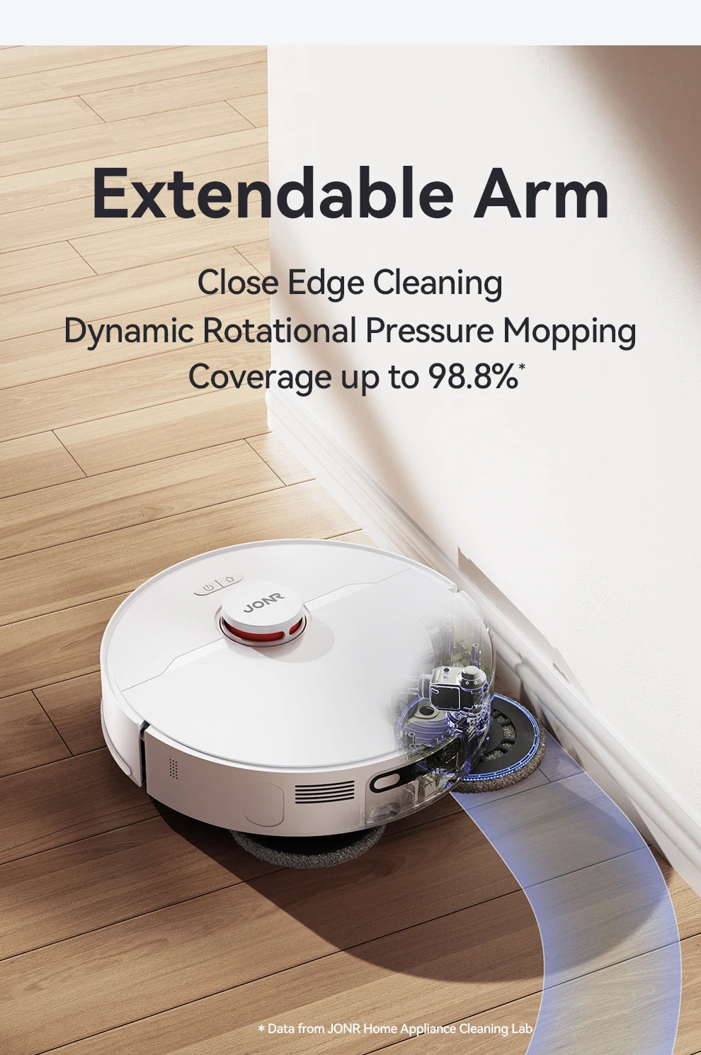 JONR P20 Pro Robot Vacuum | 3-in-1 Mopping, Vacuuming & Drying with Auto Dust Collection & Self-Drainage System