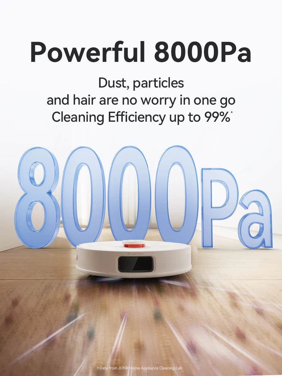 JONR P20 Pro Robot Vacuum | 3-in-1 Mopping, Vacuuming & Drying with Auto Dust Collection & Self-Drainage System