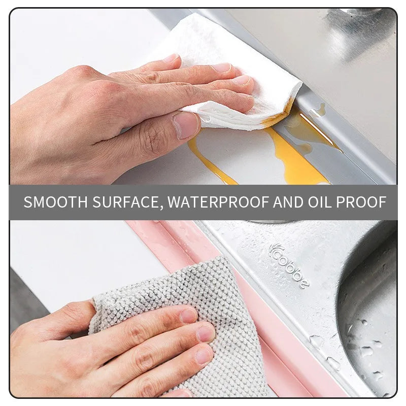 Waterproof Sealing Tape Strip – PVC Self-Adhesive Caulk for Bathroom, Shower, Kitchen & Mold-Proof Protection