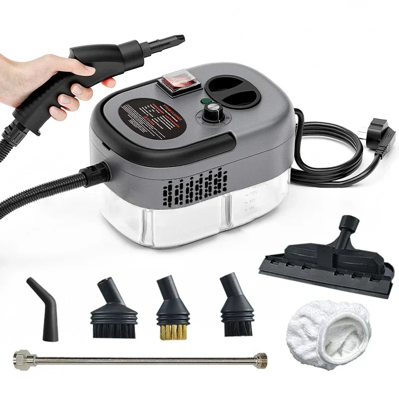 BALASHOV High-Pressure Handheld Steam Cleaner – Multi-Surface Cleaning for AC Units, Kitchen Hoods, Cars & Floors