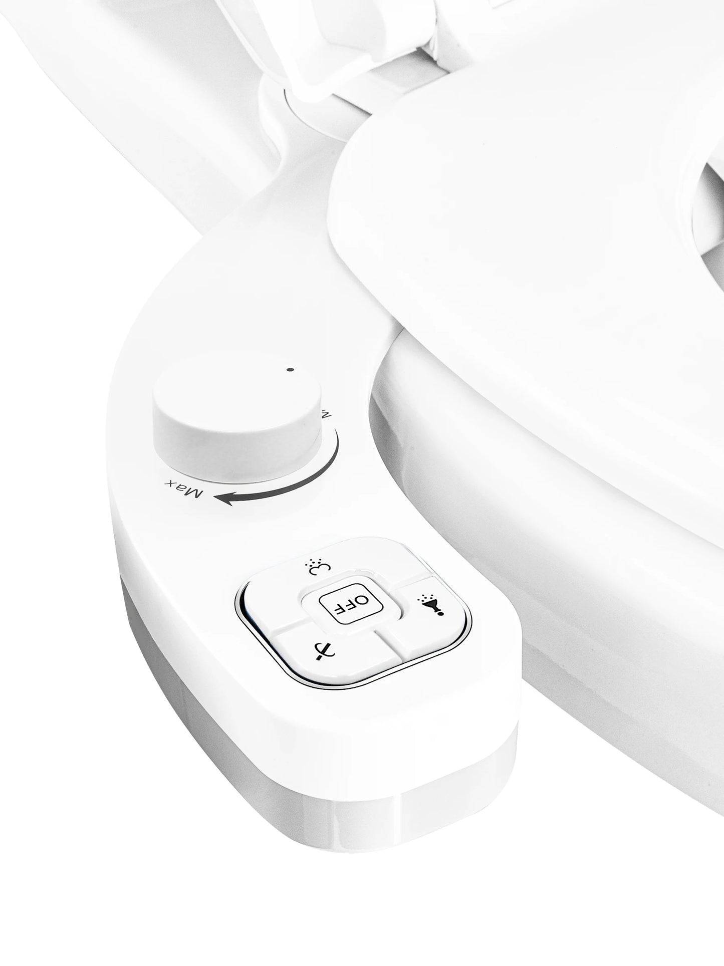 SAMODRA Non-Electric Bidet Attachment – Dual Self-Cleaning Nozzles for Front & Rear Wash | Easy-to-Install Toilet Seat Water Sprayer