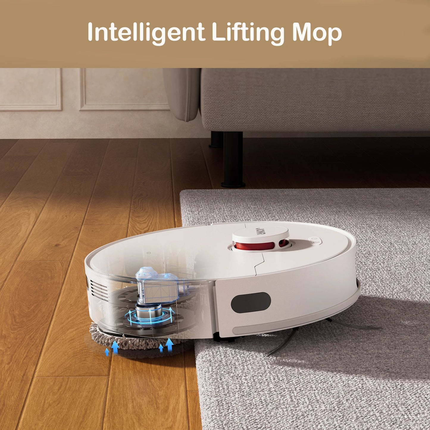 JONR P20 Pro Robot Vacuum | 3-in-1 Mopping, Vacuuming & Drying with Auto Dust Collection & Self-Drainage System