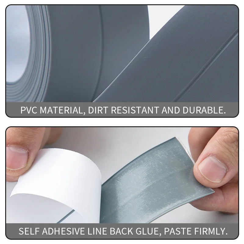 Waterproof Sealing Tape Strip – PVC Self-Adhesive Caulk for Bathroom, Shower, Kitchen & Mold-Proof Protection