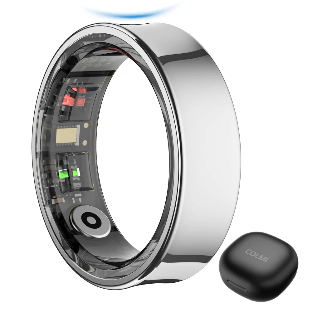 COLMI R09 Smart Ring with Charging Case – Body Temperature, Health & Sleep Monitor
