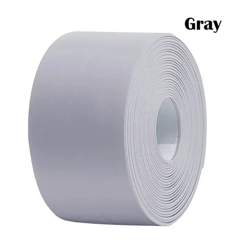 Waterproof Sealing Tape Strip – PVC Self-Adhesive Caulk for Bathroom, Shower, Kitchen & Mold-Proof Protection