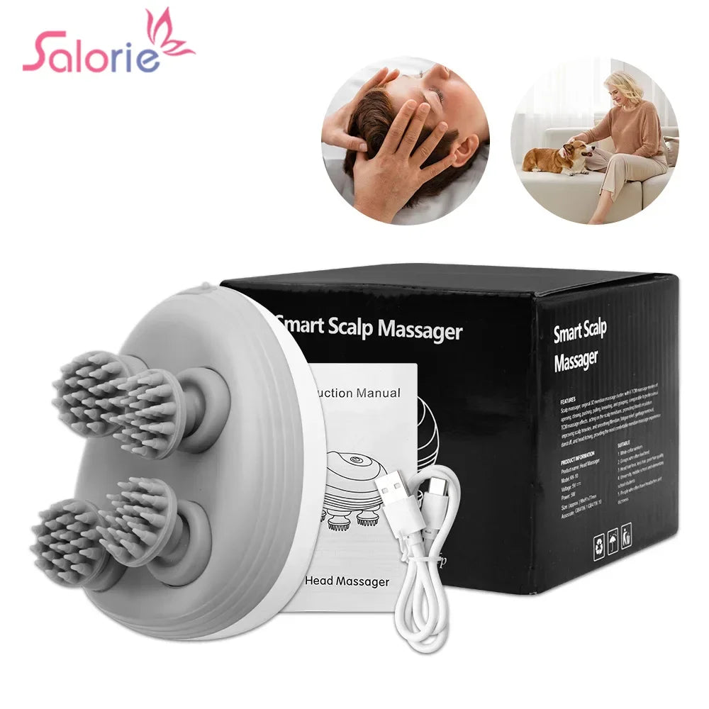 Ultimate self-care gadget for scalp, neck, and shoulder relief