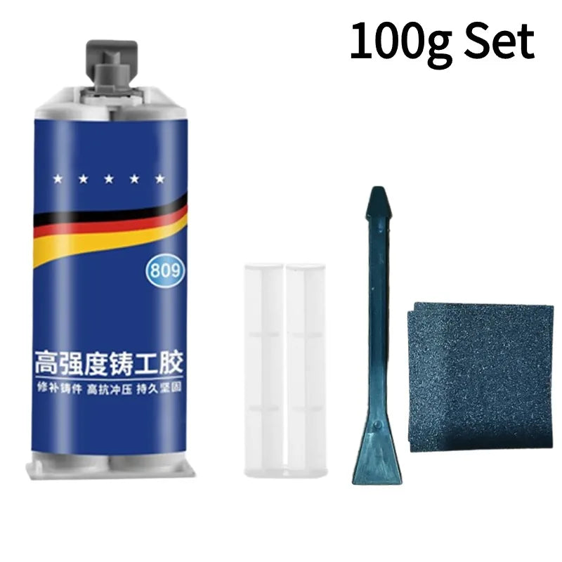 Ultra-Strong Cold Welding Glue – Industrial Metal & Plastic Repair AB Adhesive | High-Strength Sealant for Cracks, Leaks & Breaks