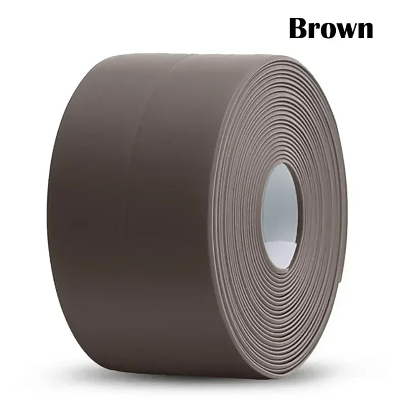 Waterproof Sealing Tape Strip – PVC Self-Adhesive Caulk for Bathroom, Shower, Kitchen & Mold-Proof Protection