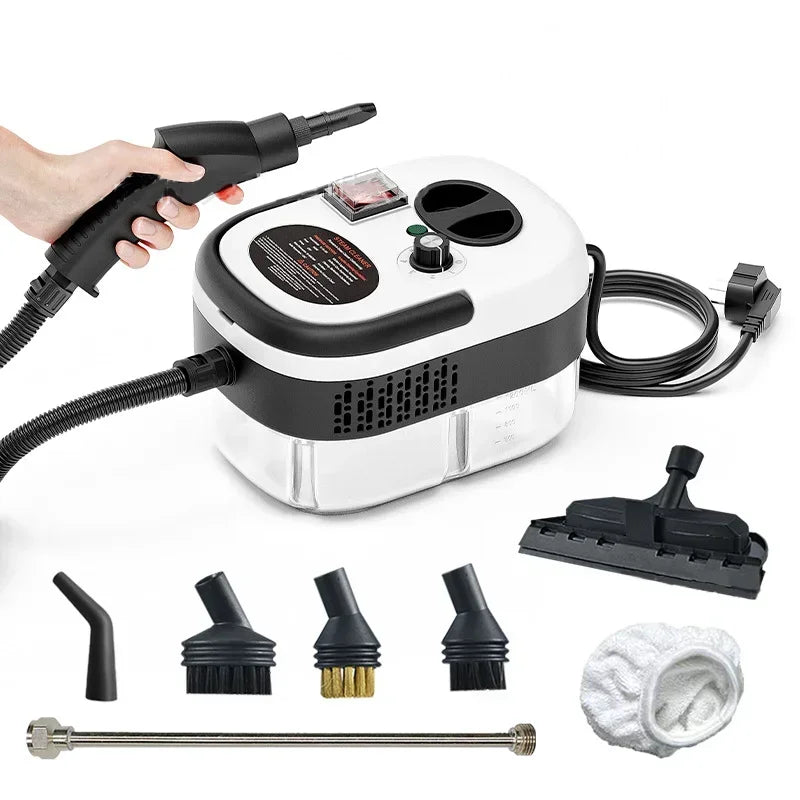 BALASHOV High-Pressure Handheld Steam Cleaner – Multi-Surface Cleaning for AC Units, Kitchen Hoods, Cars & Floors
