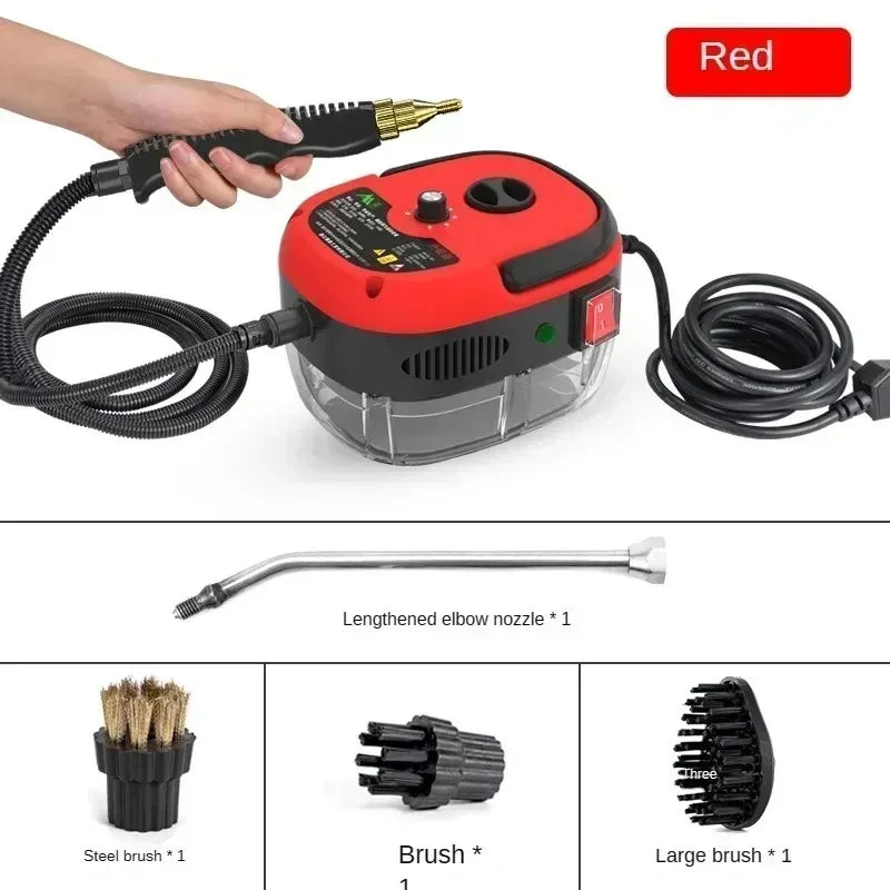 BALASHOV High-Pressure Handheld Steam Cleaner – Multi-Surface Cleaning for AC Units, Kitchen Hoods, Cars & Floors