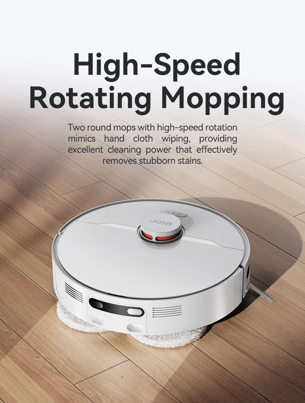 JONR P20 Pro Robot Vacuum | 3-in-1 Mopping, Vacuuming & Drying with Auto Dust Collection & Self-Drainage System