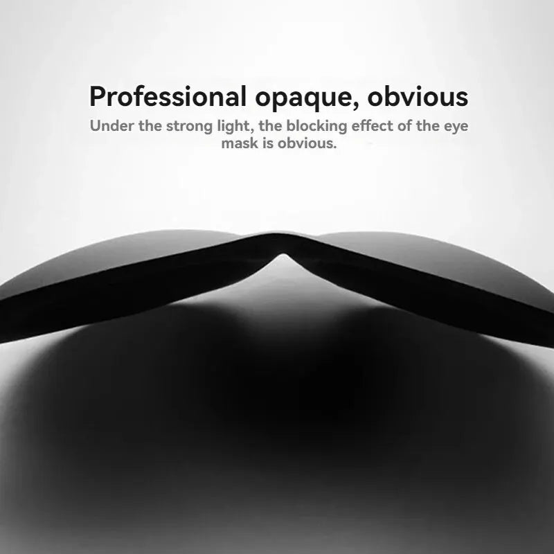 3D Contoured Blackout Sleep Mask – No Nose Pressure, Non-Marking, Lightweight Eye Mask for Students, Travel & Naps