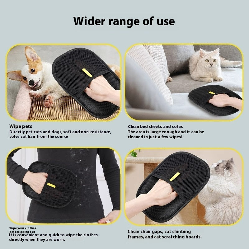 Pet Hair Remover Mitt Glove