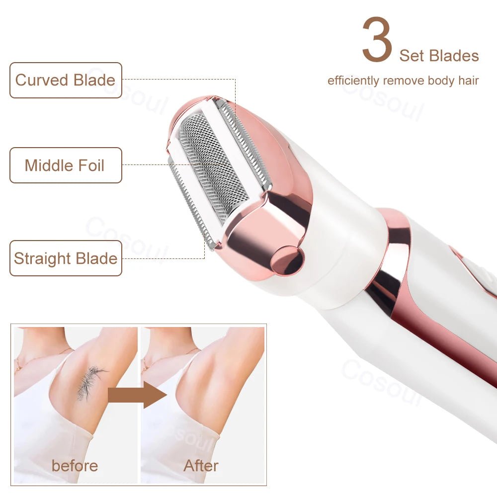 4 in 1 Electric Razor for Women - WRLDEU SHOP