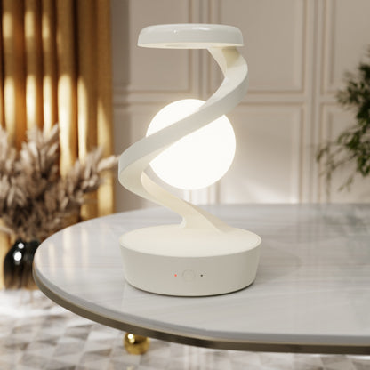 Rotating Moon Lamp with 3D printed lunar surface, perfect for ambiance