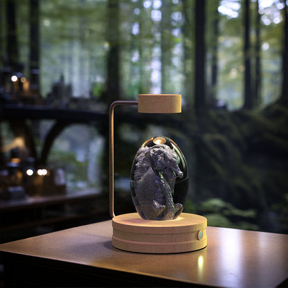 Crystal Ball Night Light with LED color-changing feature for bedtime ambiance