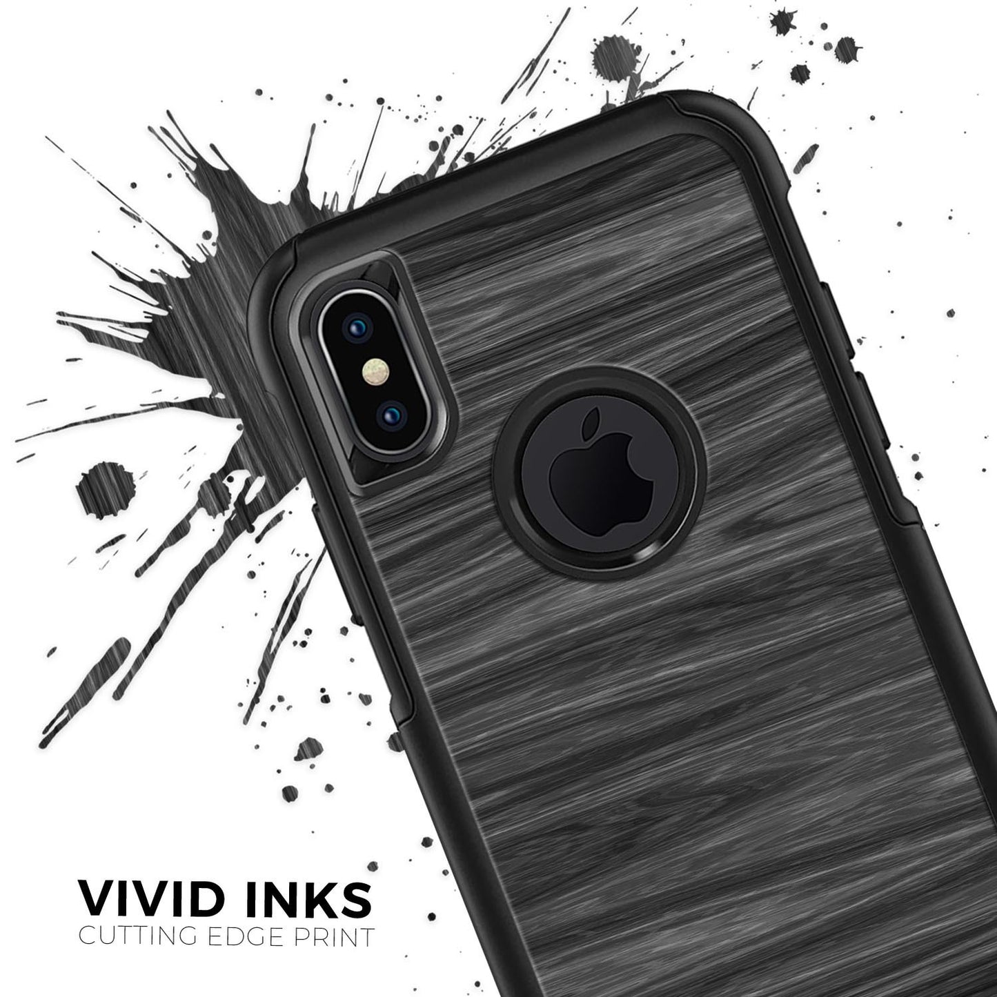 Dark Slate Wood - iPhone Case