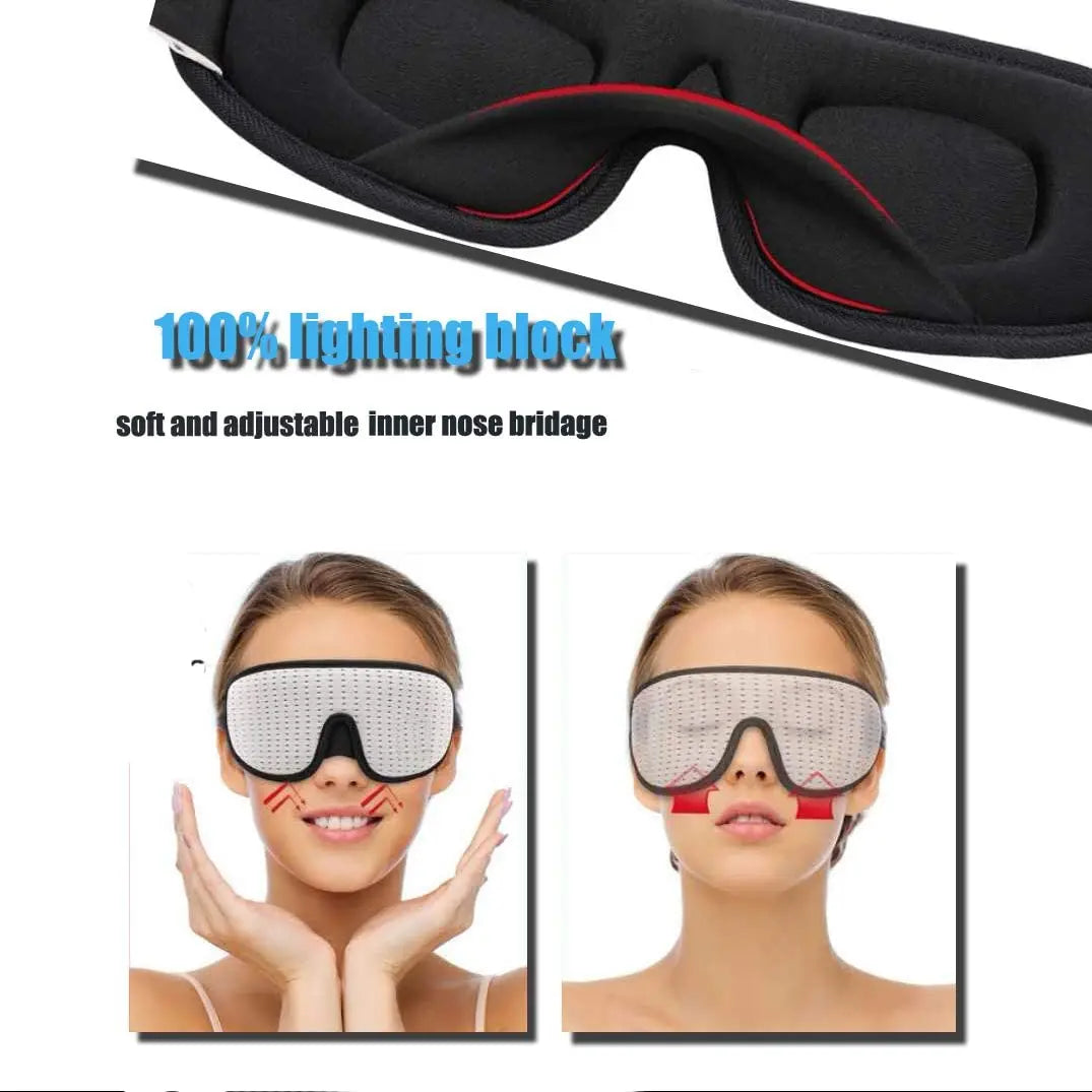 3D Contoured Sleep Mask