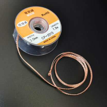 Desoldering Braid Wick – Precision Solder Remover Wire for Electronics Repair & Rework