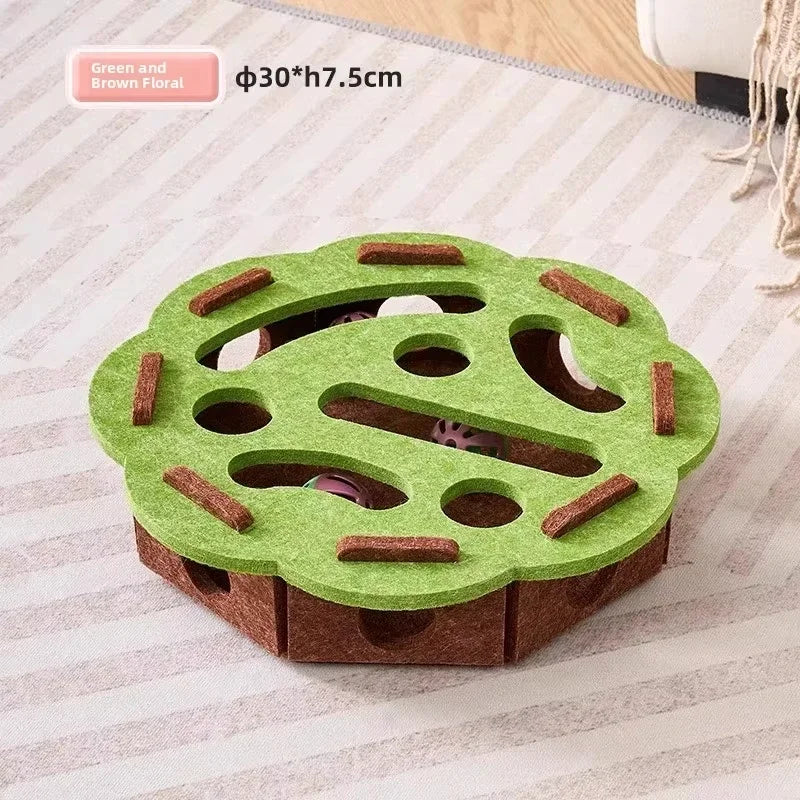 Cat Puzzle Toy Felt Box