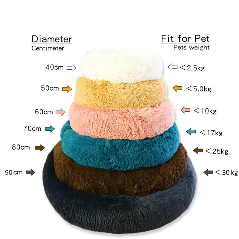 Plush Donut Bed Super Soft