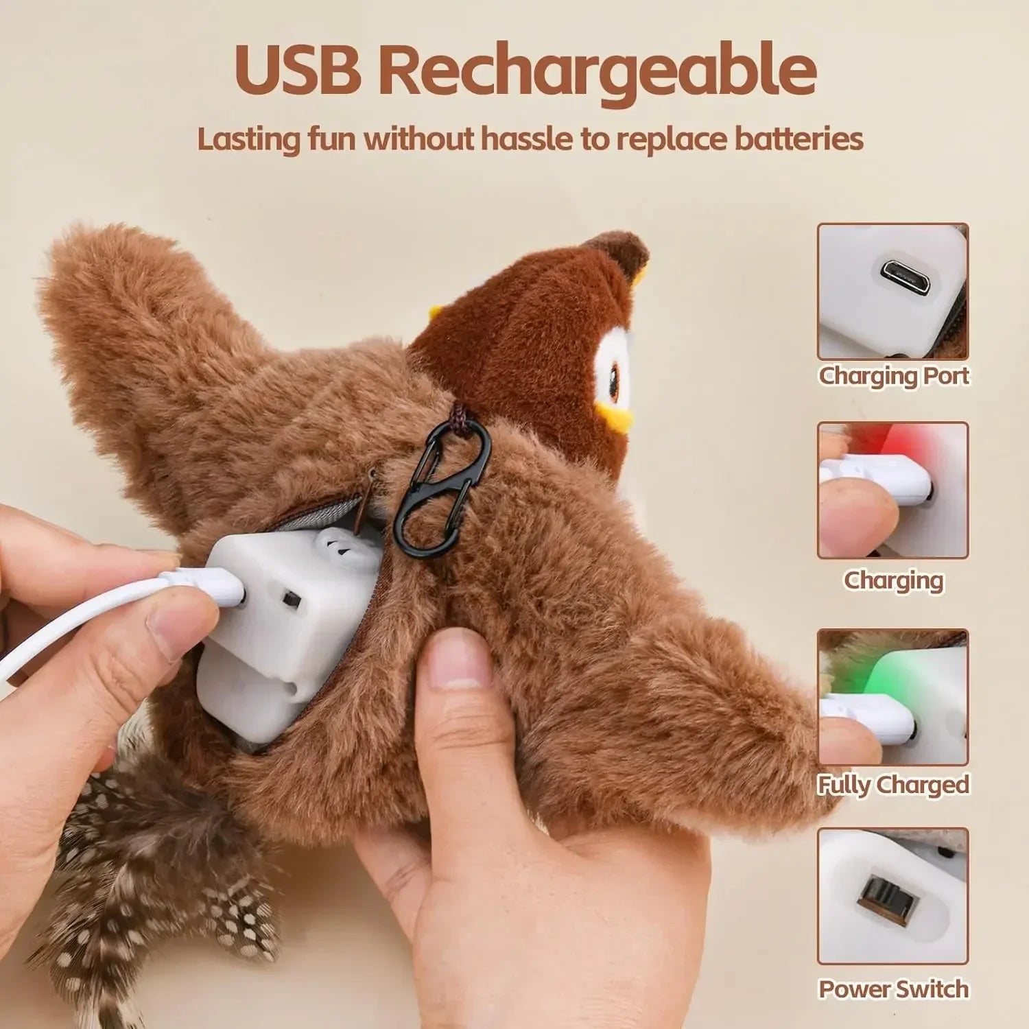 Simulated Bird Cat Toy