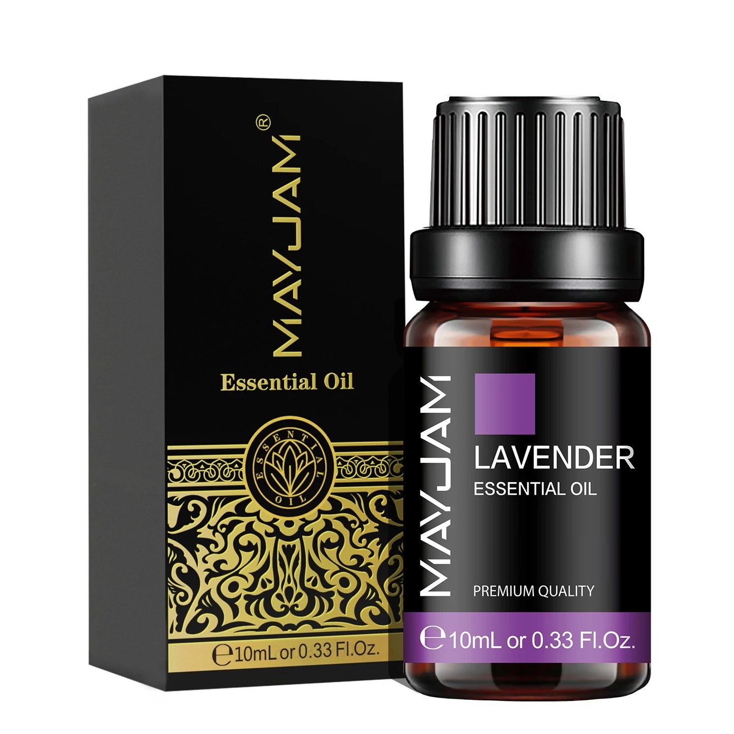 MAYJAM 10ml Essential Oils Set – Lavender, Jasmine, Eucalyptus, Vanilla & More