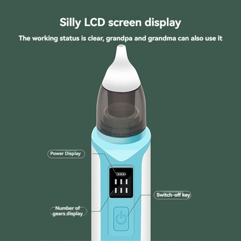 MAYZOLLA Electric Baby Nasal Aspirator – Rechargeable Nose Cleaner for Newborns