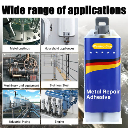 Ultra-Strong Cold Welding Glue – Industrial Metal & Plastic Repair AB Adhesive | High-Strength Sealant for Cracks, Leaks & Breaks