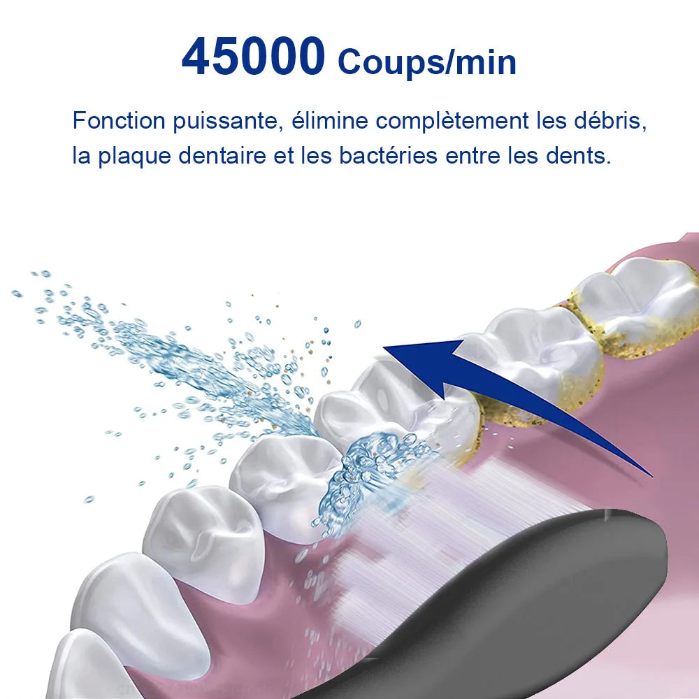 
Sonic Electric Toothbrush with Powerful Sonic Vibrations for Superior Plaque Removal