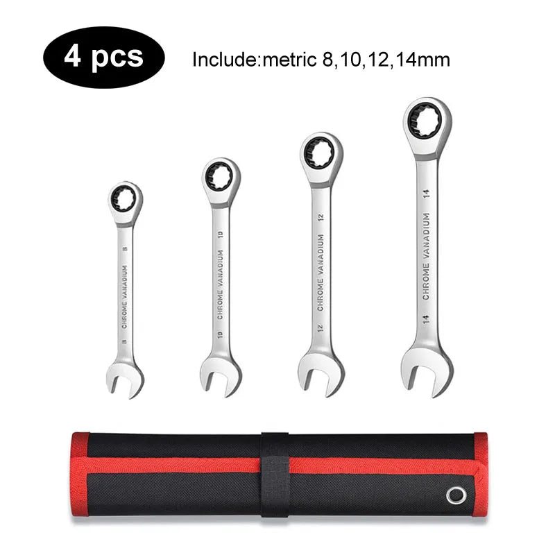 Wrench Set, Point Box End and Open End Wrench Set Spanner