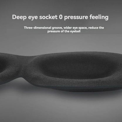 3D Contoured Blackout Sleep Mask – No Nose Pressure, Non-Marking, Lightweight Eye Mask for Students, Travel & Naps