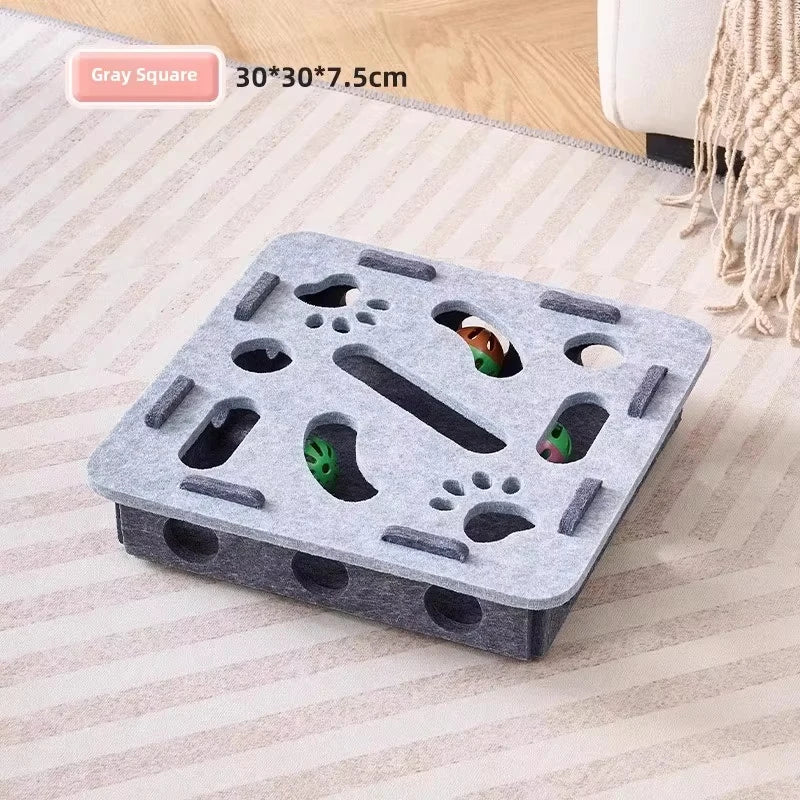 Cat Puzzle Toy Felt Box