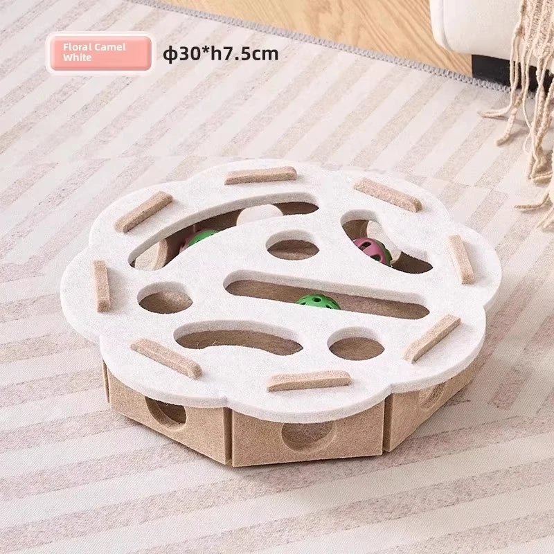 Cat Puzzle Toy Felt Box