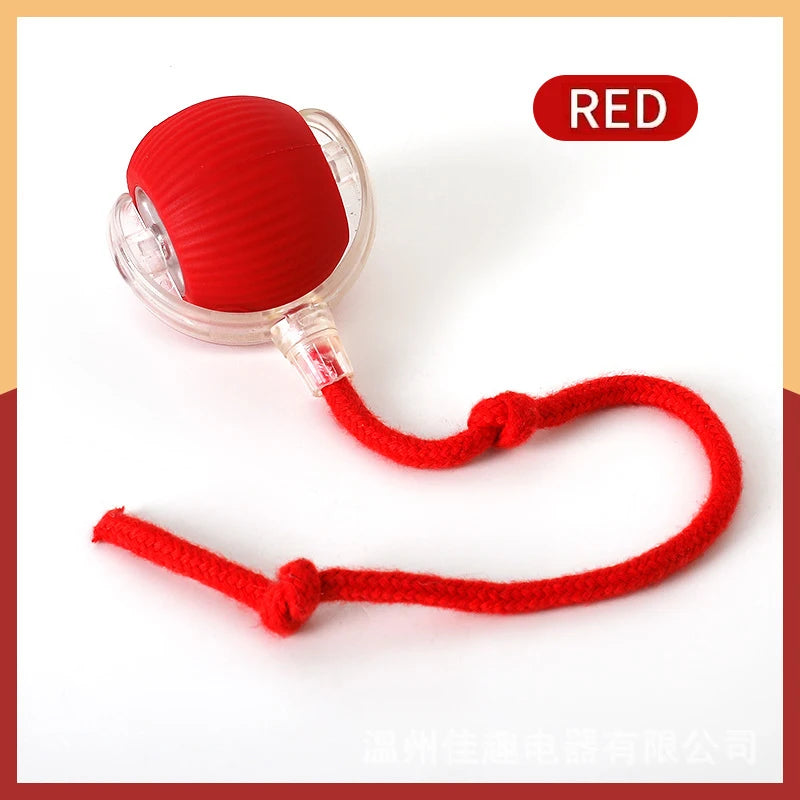Smart Interactive Pet Ball – USB Rechargeable, Automatic Bouncing & Rolling Toy for Dogs & Cats