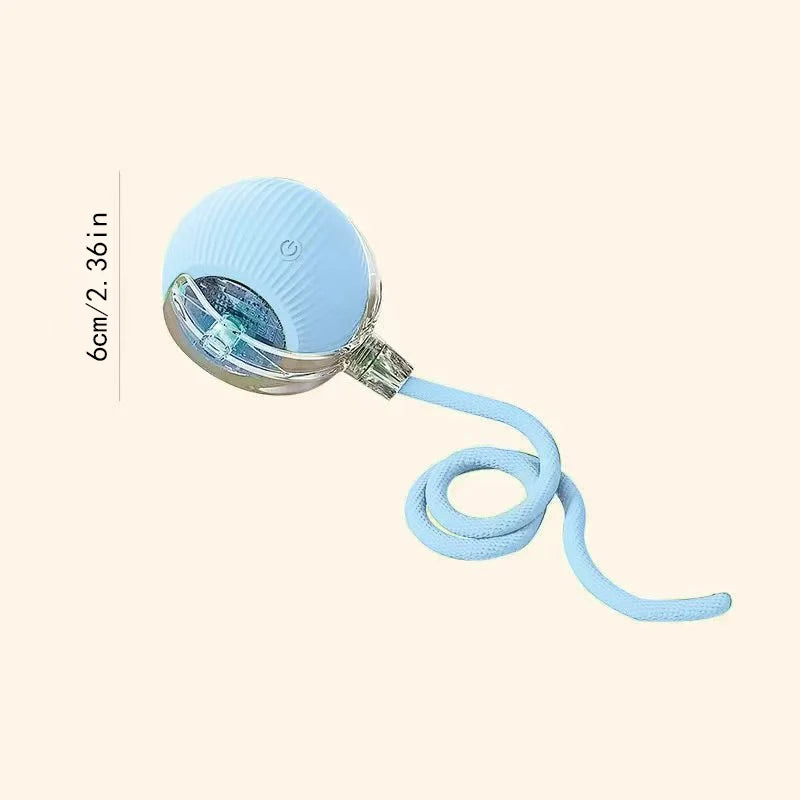 Smart Interactive Pet Ball – USB Rechargeable, Automatic Bouncing & Rolling Toy for Dogs & Cats