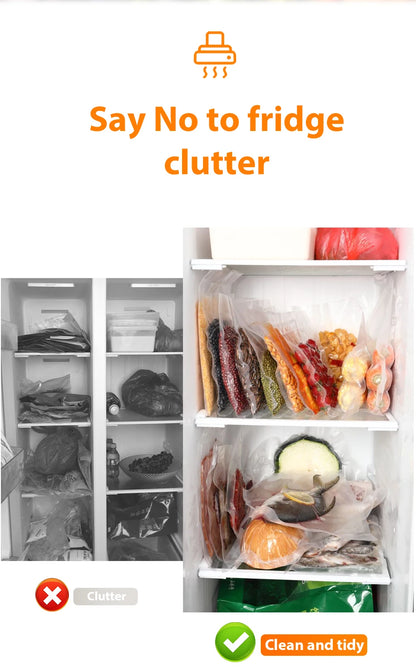 SaengQ Vacuum Sealer Machine – Food Saver with 10 Free Vacuum Bags | Household Food Preservation & Packaging