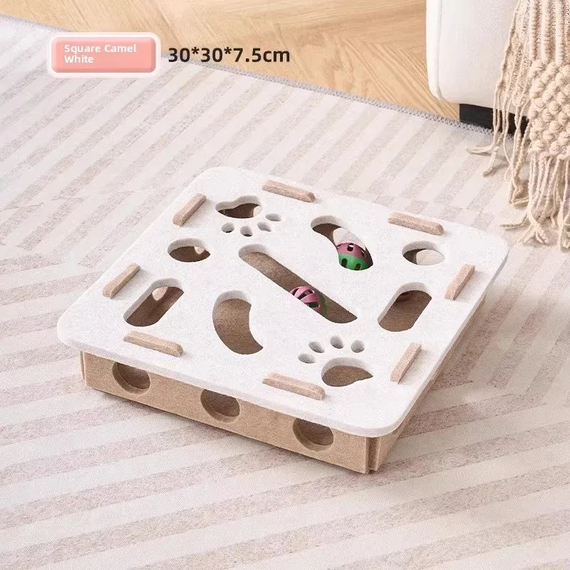 Cat Puzzle Toy Felt Box