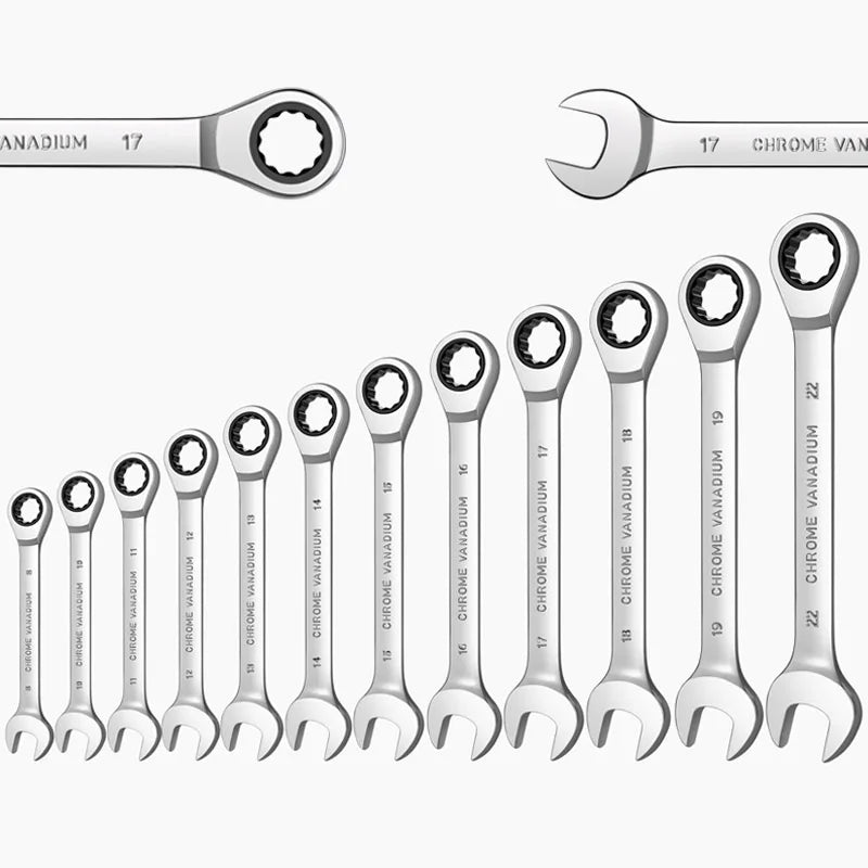 Wrench Set, Point Box End and Open End Wrench Set Spanner