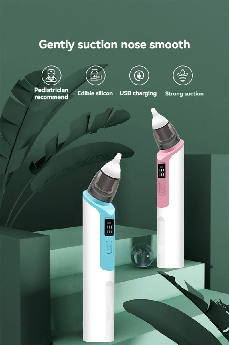 MAYZOLLA Electric Baby Nasal Aspirator – Rechargeable Nose Cleaner for Newborns