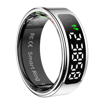 COLMI R12 Smart Ring – Touch Screen, Wireless Charging & Health Tracker, 5ATM Waterproof for Men & Women