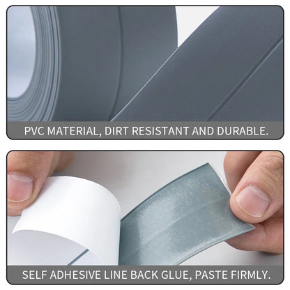 Waterproof Sealing Tape Strip – PVC Self-Adhesive Caulk for Bathroom, Shower, Kitchen & Mold-Proof Protection